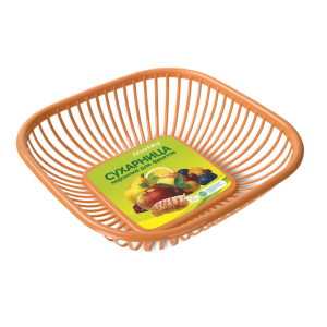 Сухарница-корзинка для фруктов 28*28см (уп.45)  С59