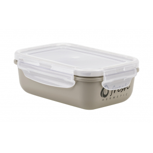 Ёмкость для продуктов ФРЕШ герметичная 0,4л (Капучино) (уп.18) МП1420