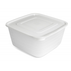 Контейнер для продуктов (СВЧ)"Унико"квадр.набор 0,45л,0,9л,1,4л, 2,1л (уп.12) С220