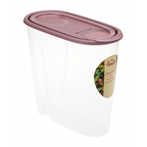 Емкость для сыпучих продуктов 1,5л (Ягодный) (уп.30) МП1221