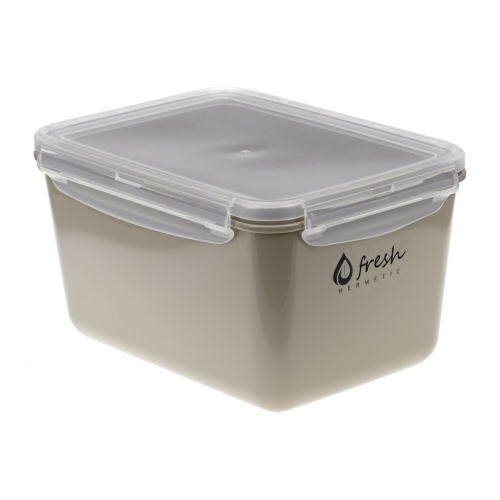 Ёмкость для продуктов ФРЕШ герметичная 2,3 л (Капучино) (уп.8) МП1425